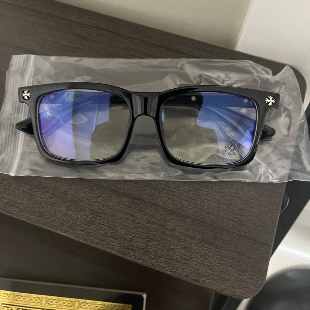 Chrome Hearts 2271 Black Square Frame Glasses